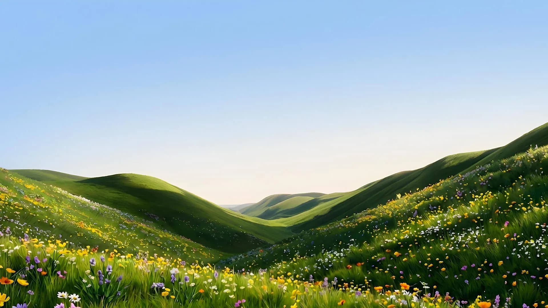 Wildflowers backdrop